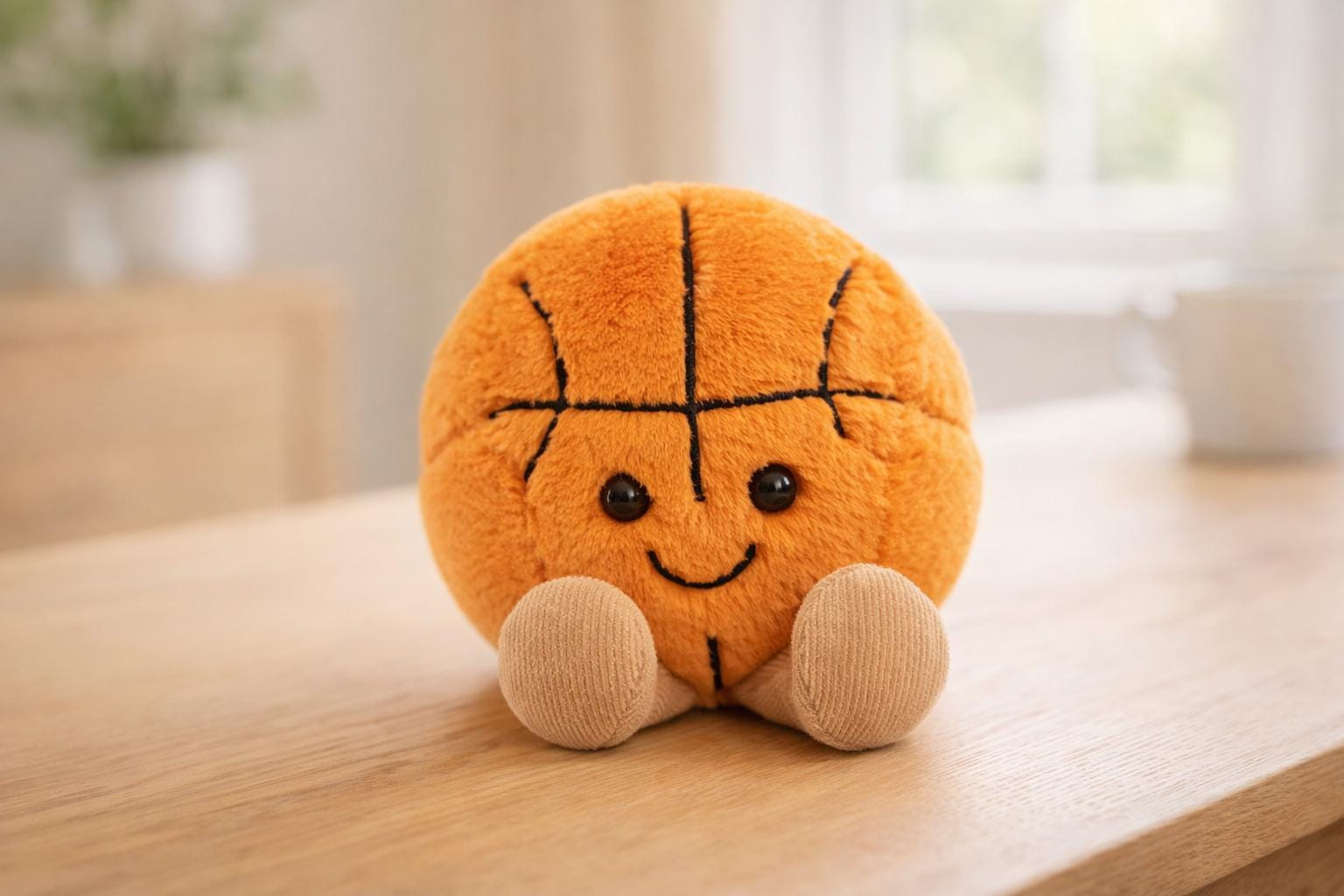ORANGE BASKETBALL PLUSH TOY - Image 2