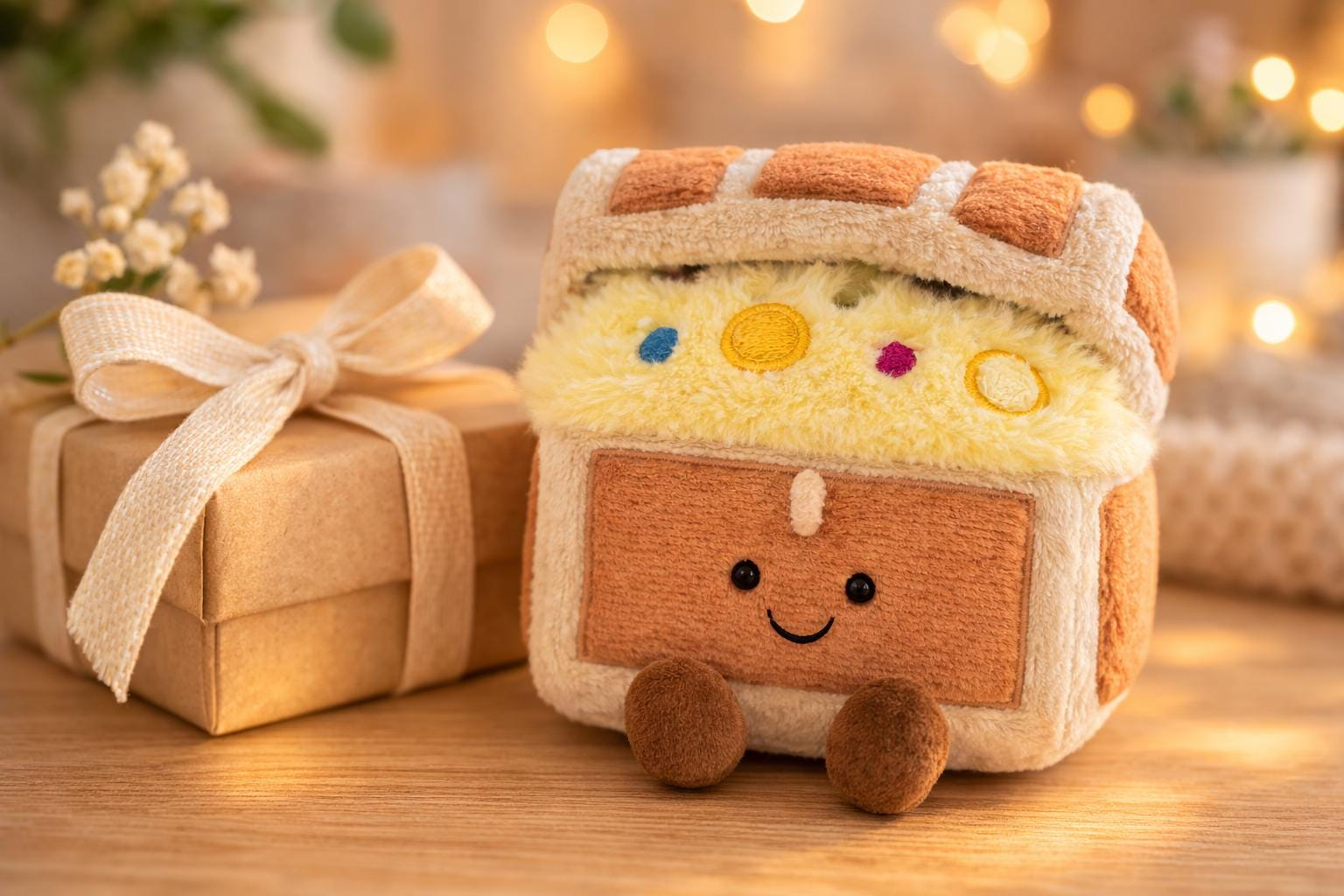 CREAM TOAST BREAD PLUSH TOY - Image 3