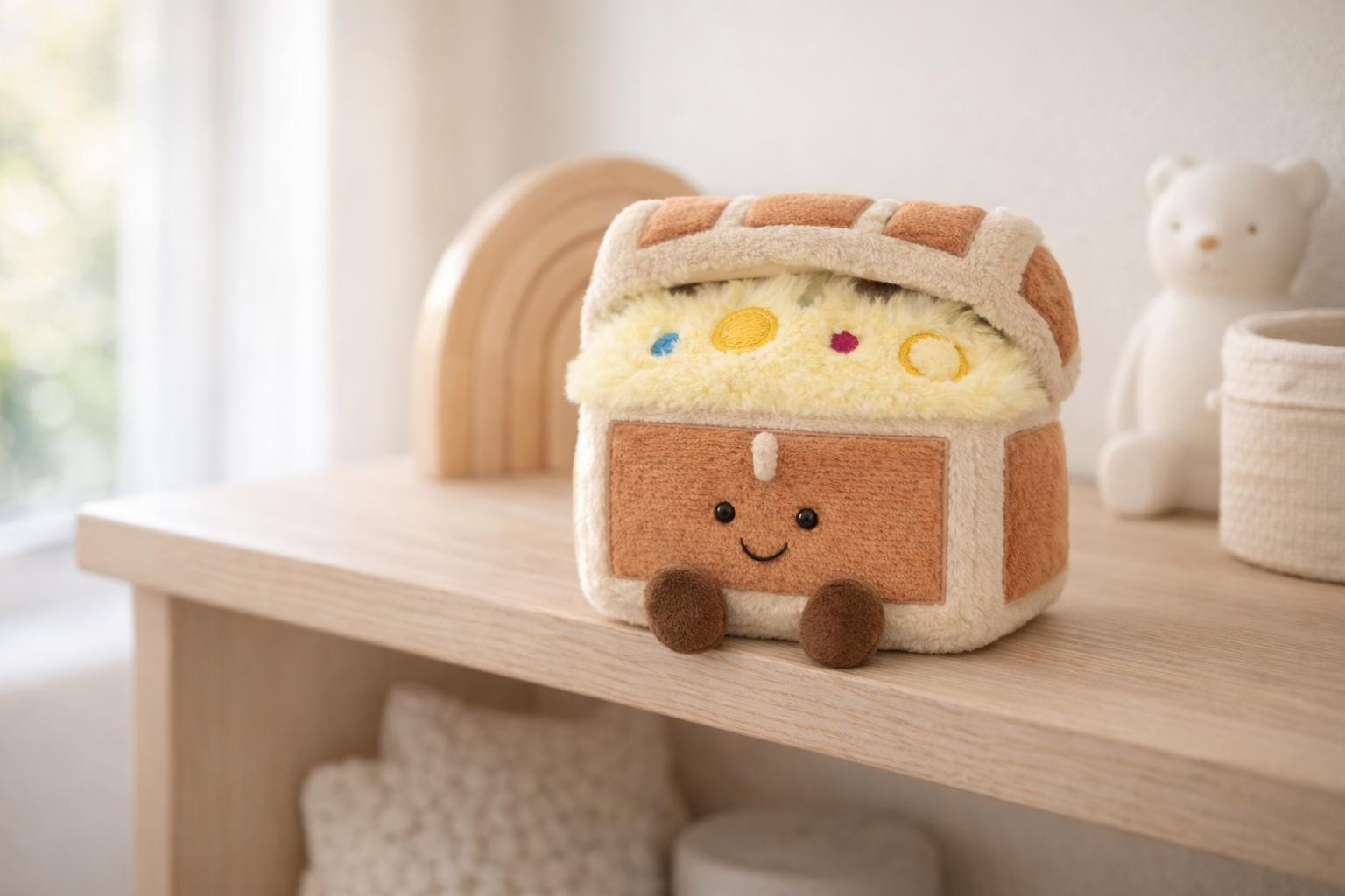 CREAM TOAST BREAD PLUSH TOY - Image 2