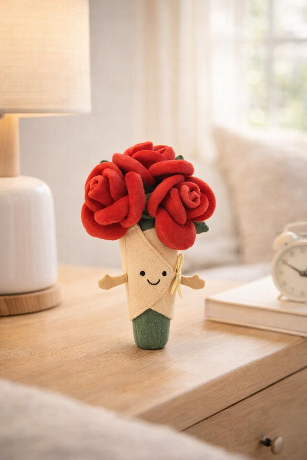 RED ROSE BOUQUET PLUSH TOY - Image 3