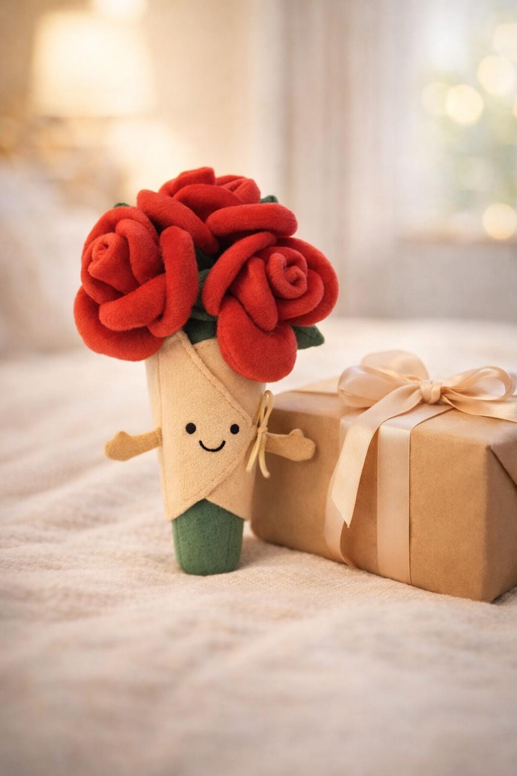 RED ROSE BOUQUET PLUSH TOY - Image 4