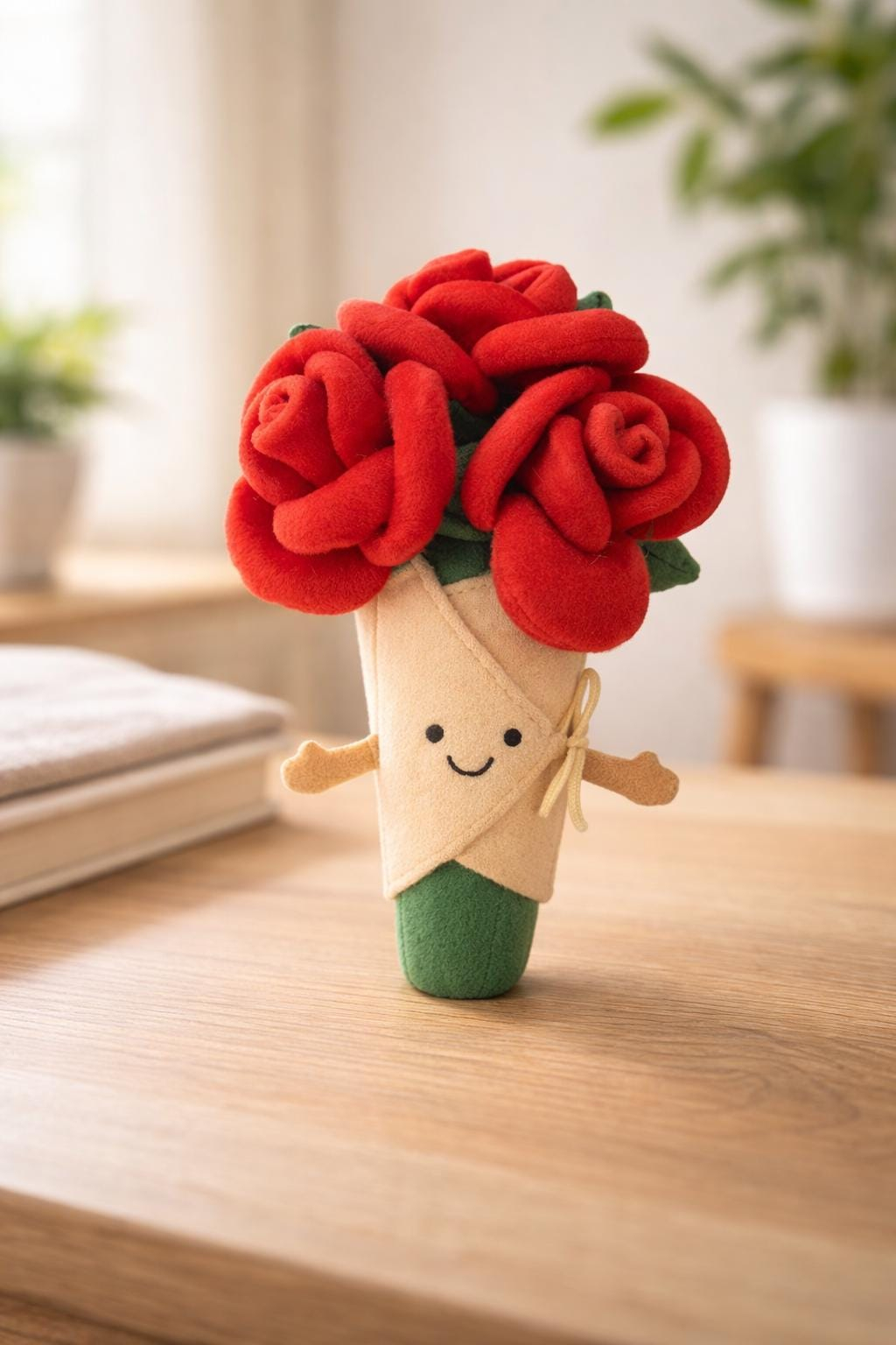 RED ROSE BOUQUET PLUSH TOY - Image 5