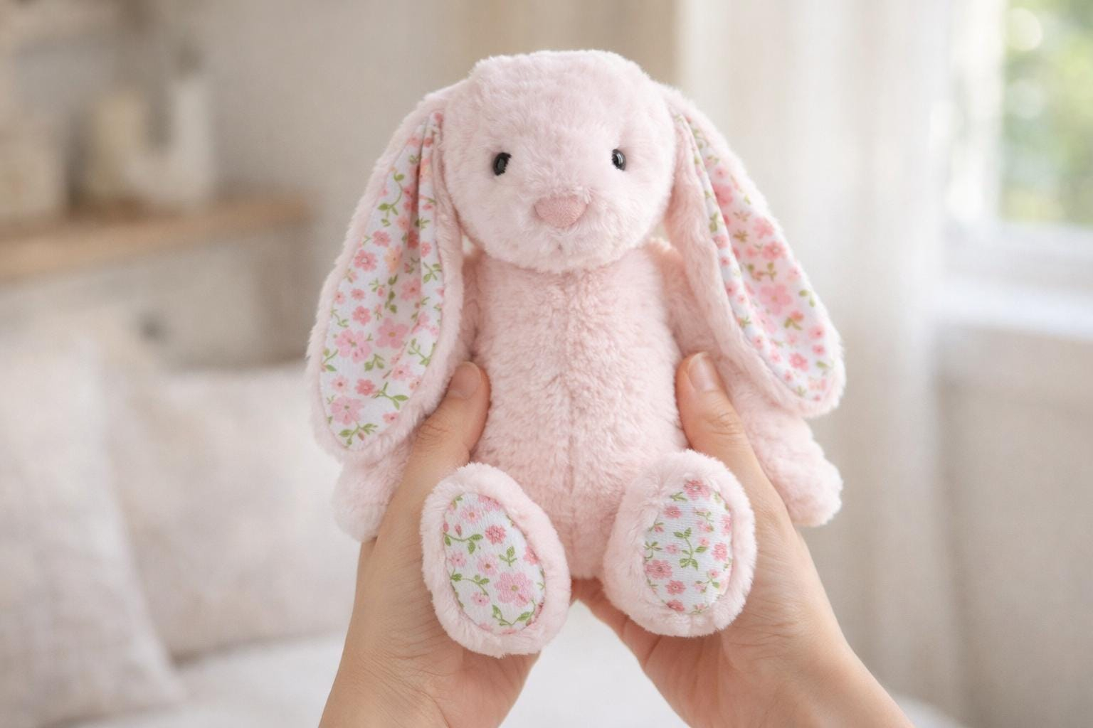 PINK BUNNY PLUSH TOY