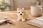 CORGI DOG PLUSH KEYCHAIN