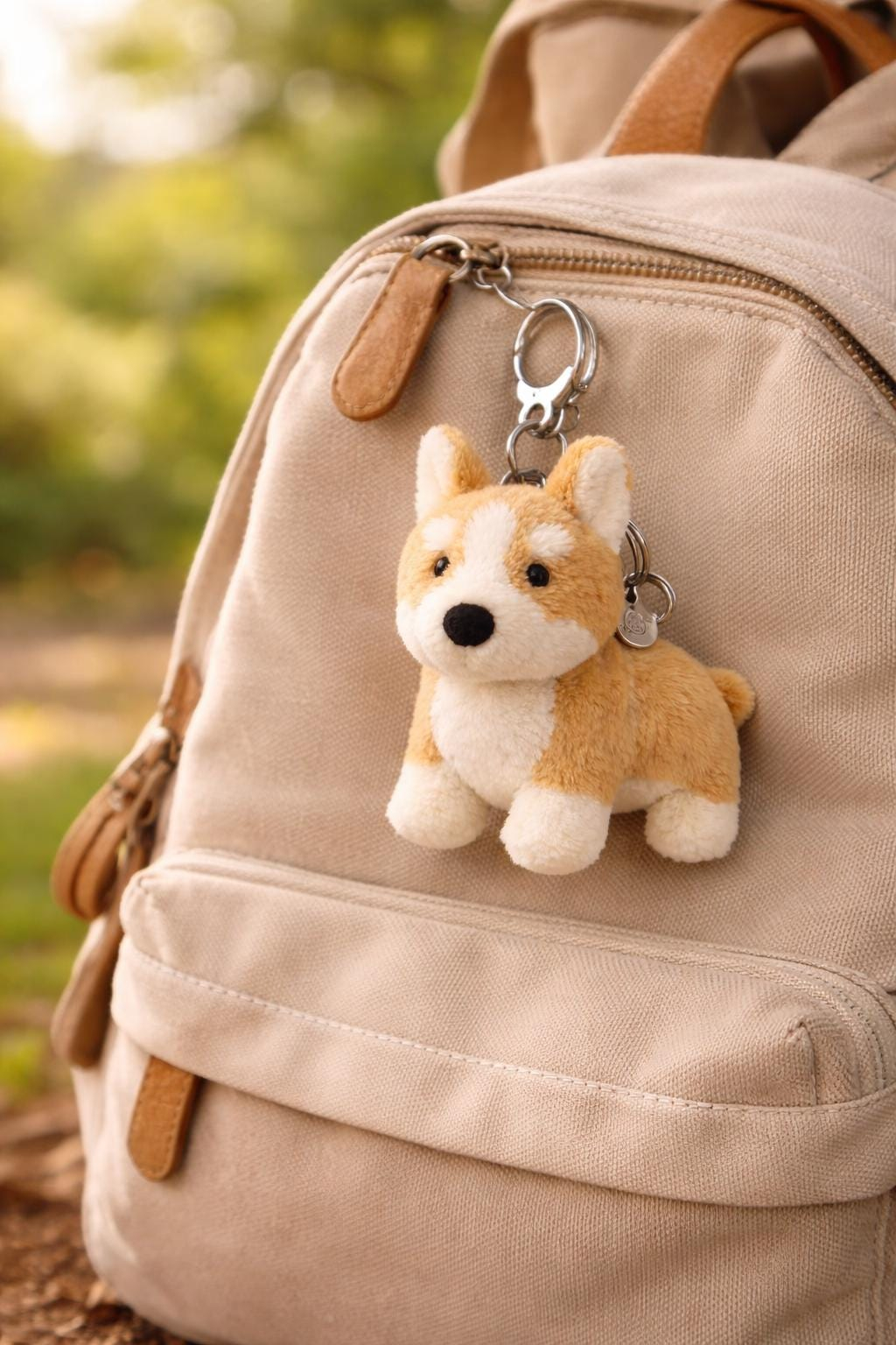 CORGI DOG PLUSH KEYCHAIN - Image 3