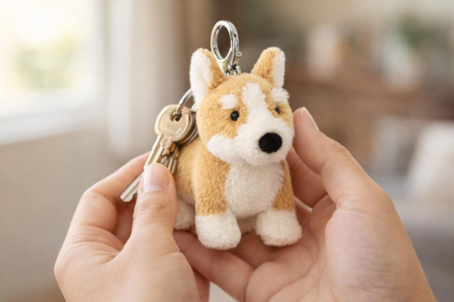 CORGI DOG PLUSH KEYCHAIN - Image 5