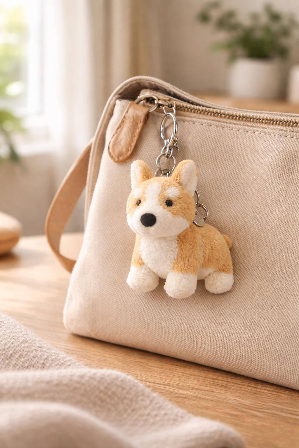 CORGI DOG PLUSH KEYCHAIN - Image 6