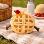 STRAWBERRY WAFFLE PLUSH TOY