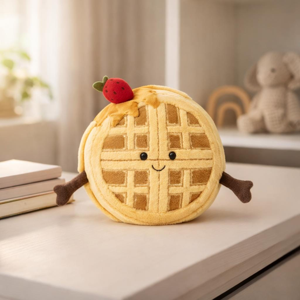 STRAWBERRY WAFFLE PLUSH TOY - Image 3